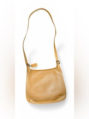 Coach Vintage Hippie Flap Saddle Crossbody Bag - Tan Leather - 9134